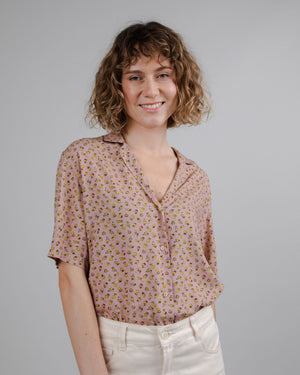 Peanuts Woodstock Aloha Blouse Pink
