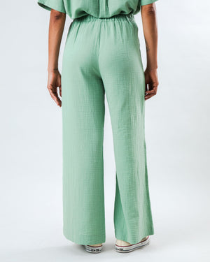 Bubble Wide Leg Light Green