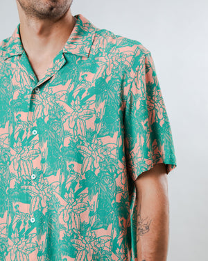 Helios Aloha Shirt Pink