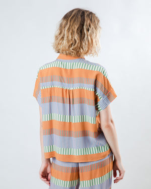 Mediterranean Batwing Blouse