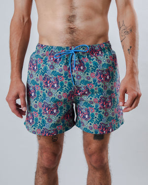 Asis Percales Tigris Swimwear Light Green