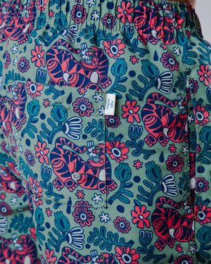 Asis Percales Tigris Swimwear Light Green