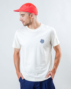 Asis Percales Tigris Regular T-Shirt Ecru