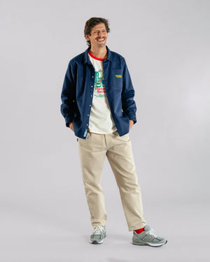 The Indoor Society Overshirt Blue