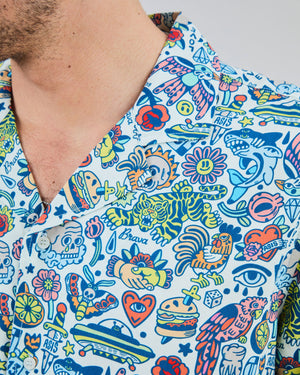 This is Asis Aloha Shirt