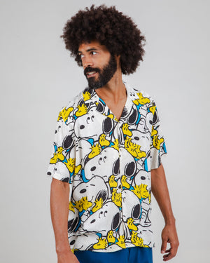 Peanuts Freehugs Ahola Shirt White