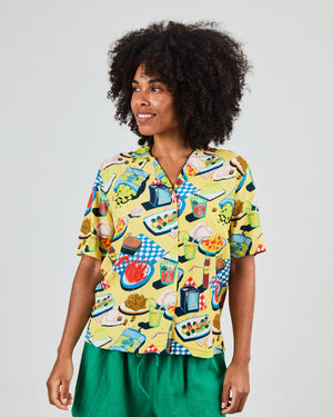Chiringuito Aloha Blouse Yellow
