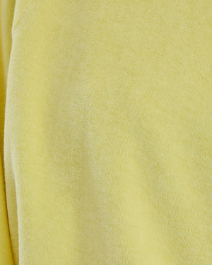 Terry Ranglan Sweatshirt Yellow