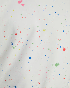 Splash Paint Sweatshirt Ecru