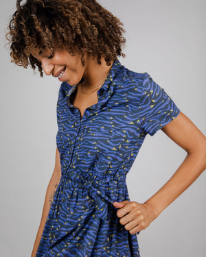 Jalapeño Midi Dress Purple