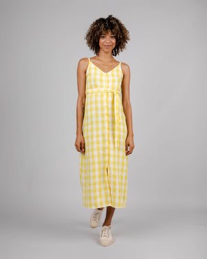 Lorena Strap Dress Lemon