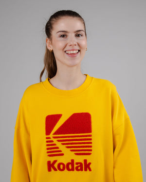 Kodak Logo Sweatshirt Yellow 