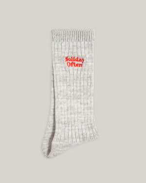 Holiday Socks Cream