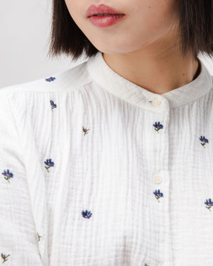 Bloom Boho Cotton Blouse Ecru