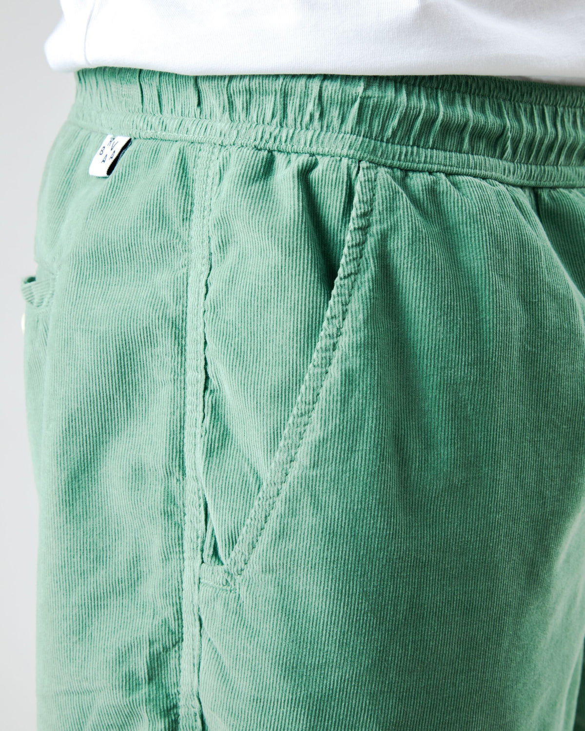 Baby Cord Short Light Green