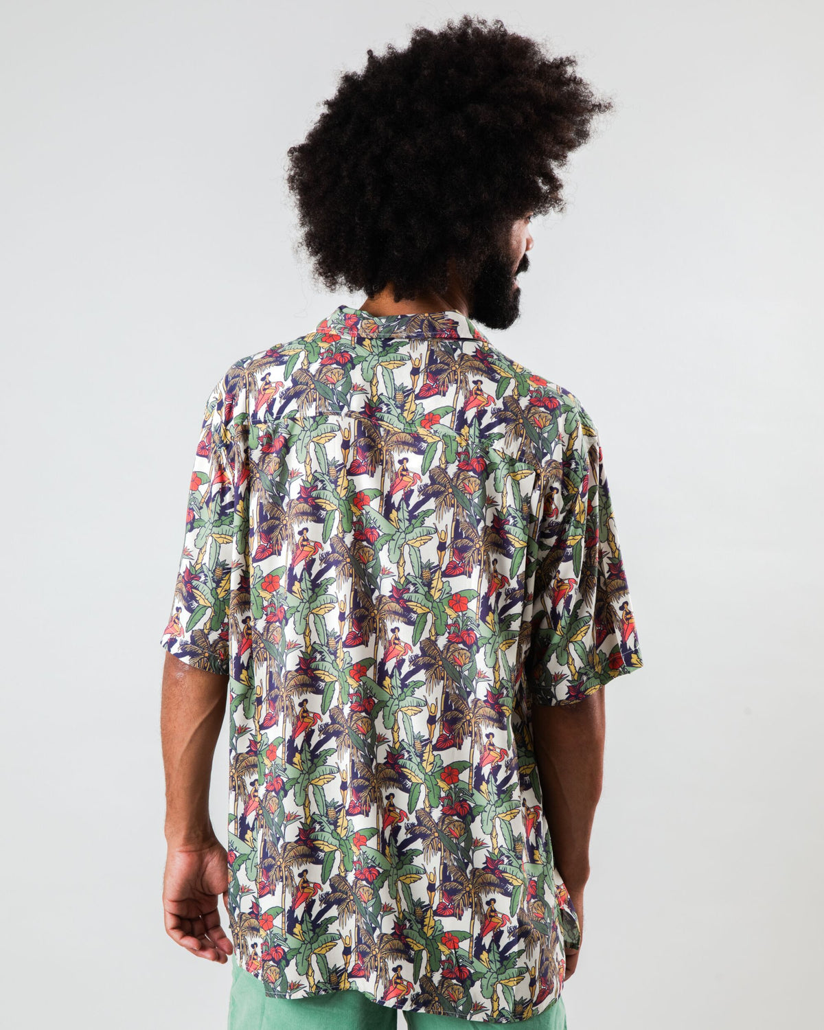 Helios Aloha Shirt Ecru