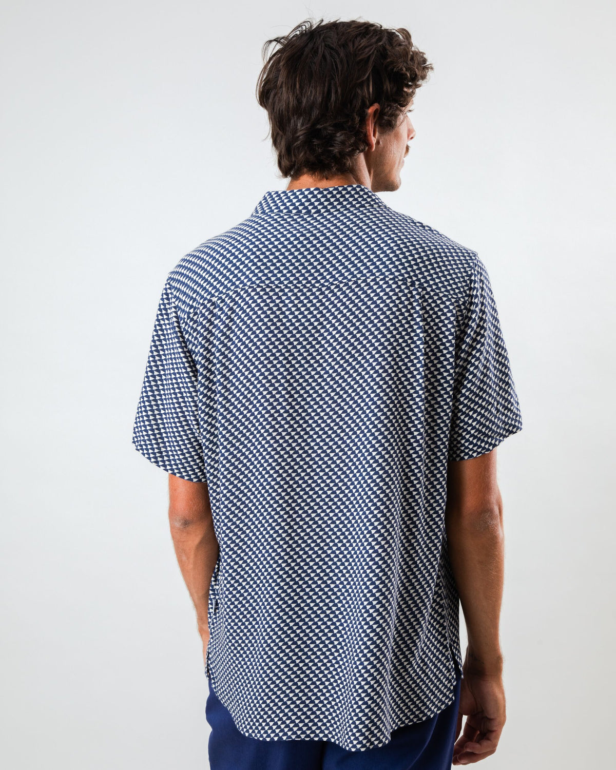 Tramuntana Aloha Shirt Navy