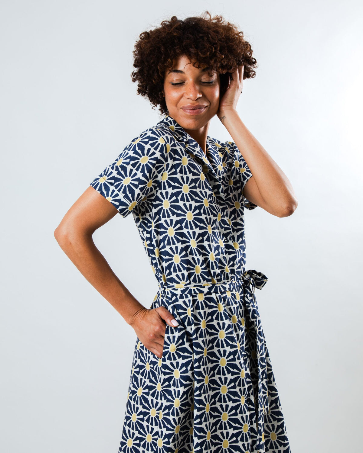 Marisol Long Dress Navy