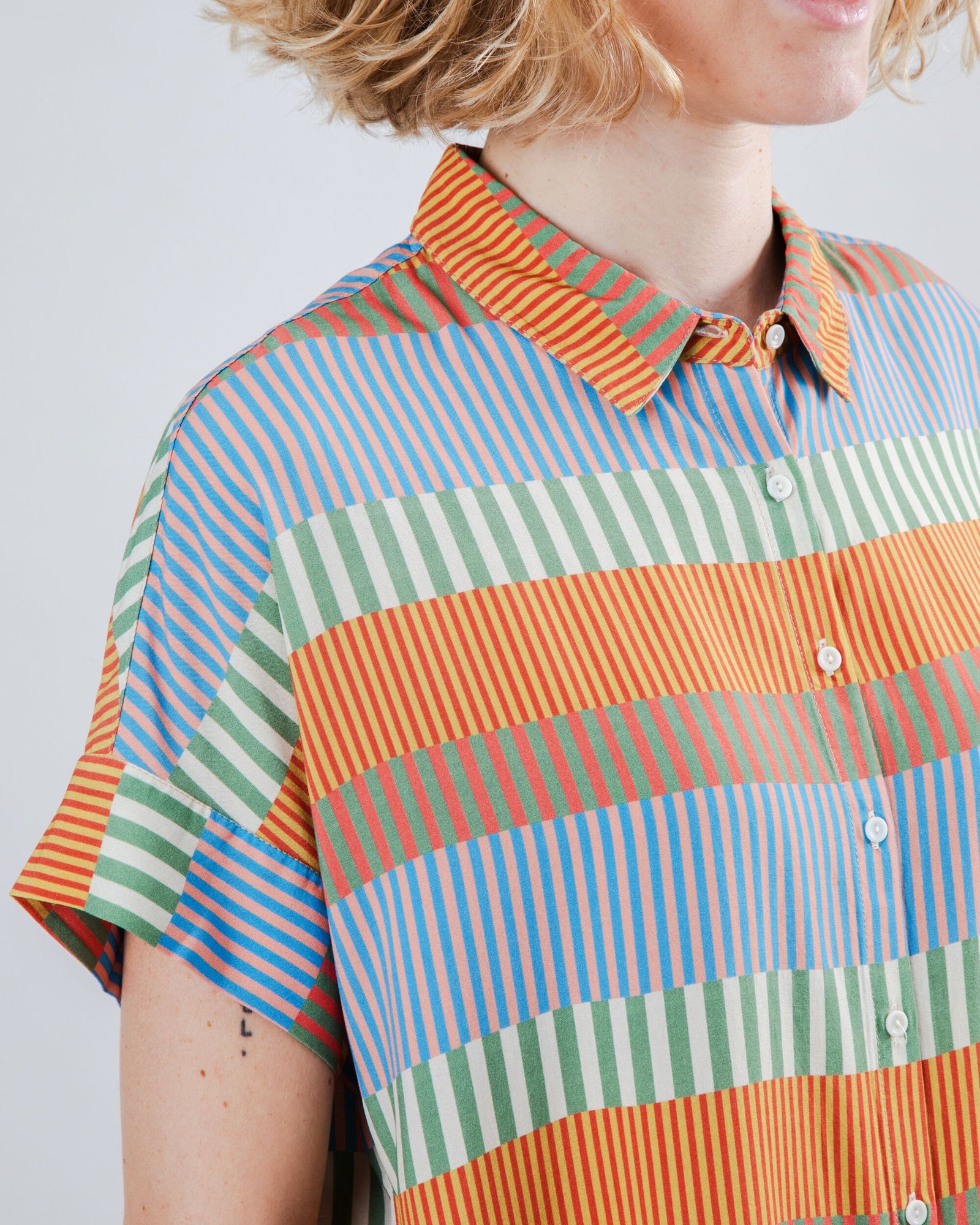 Mediterranean Batwing Blouse