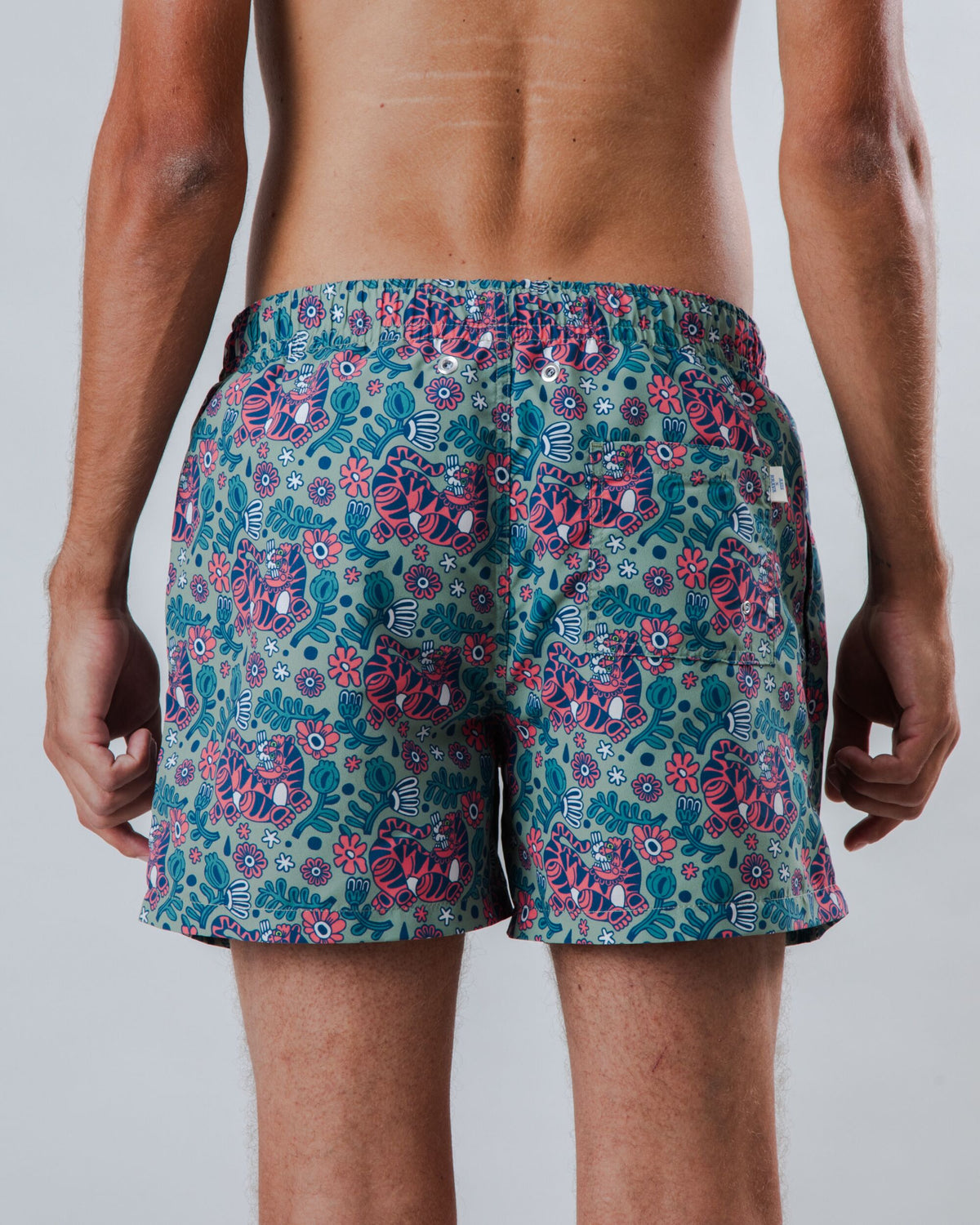 Asis Percales Tigris Swimwear Light Green