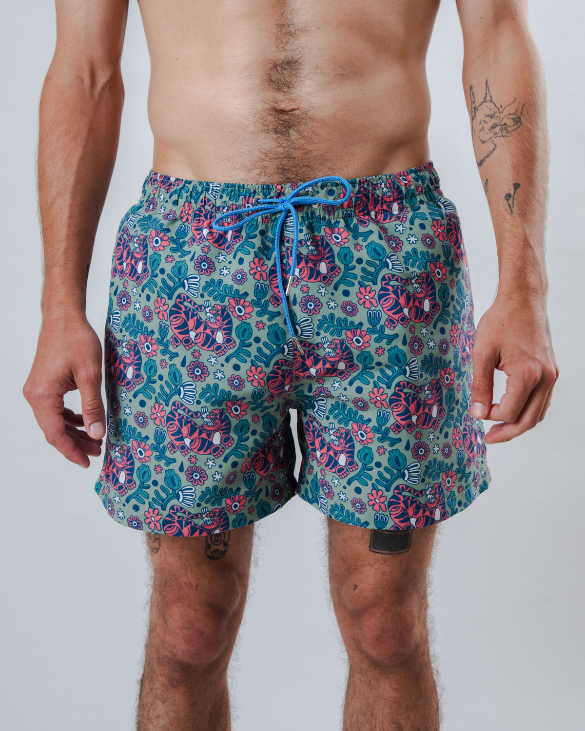 Asis Percales Tigris Swimwear Light Green