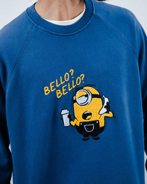 Minions Bello Bello Sweatshirt Blue