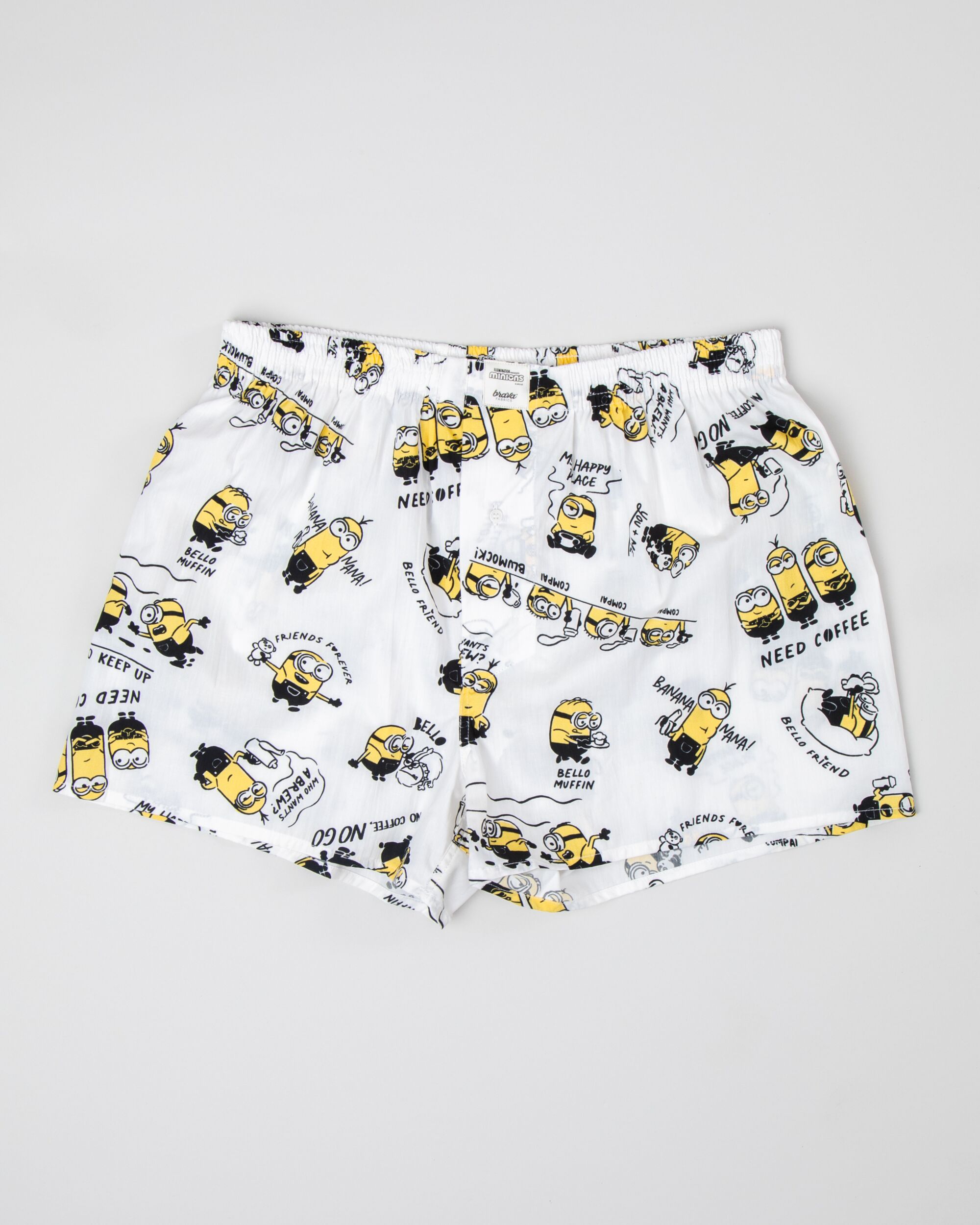 Minions Coffee Boxers Ecru