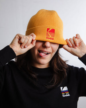 Kodak Logo Beanie Yellow