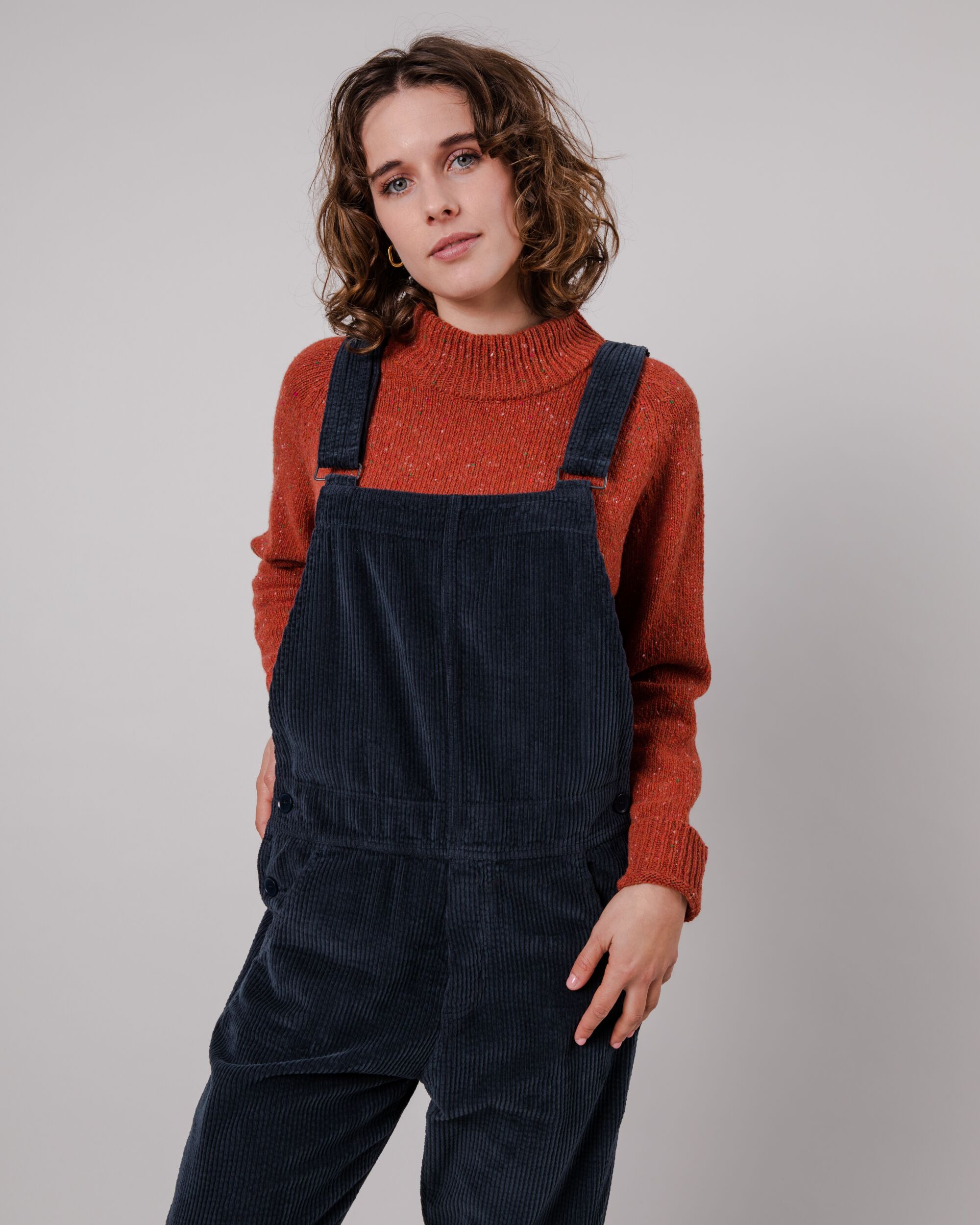 Corduroy Overall Navy