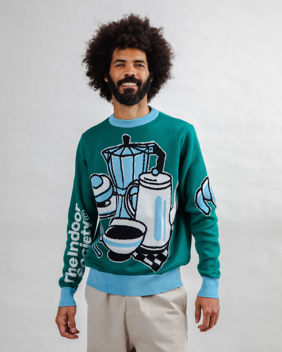 The Indoor Society Sweater Green