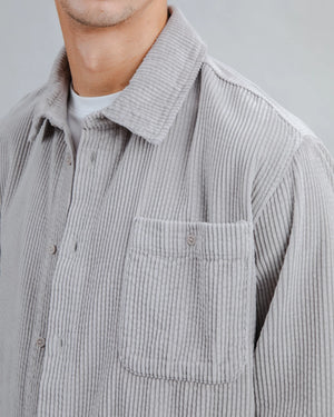 Corduroy Overshirt Grey