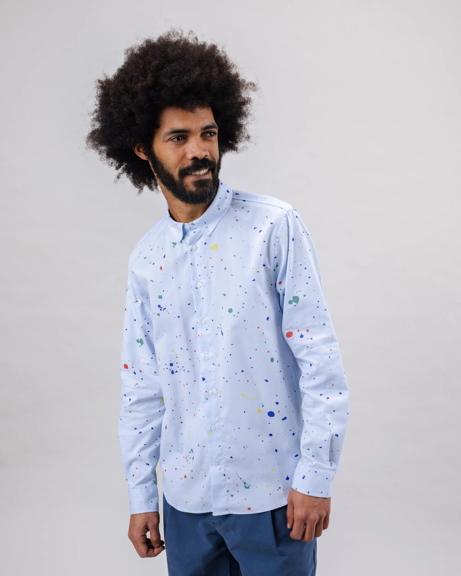 Splash Paint Oxford Shirt