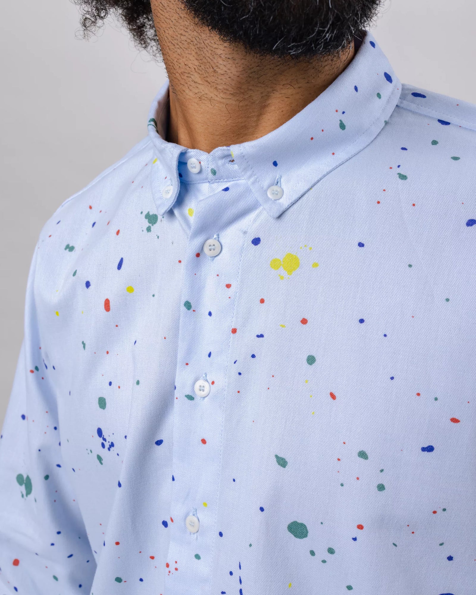 Splash Paint Oxford Shirt