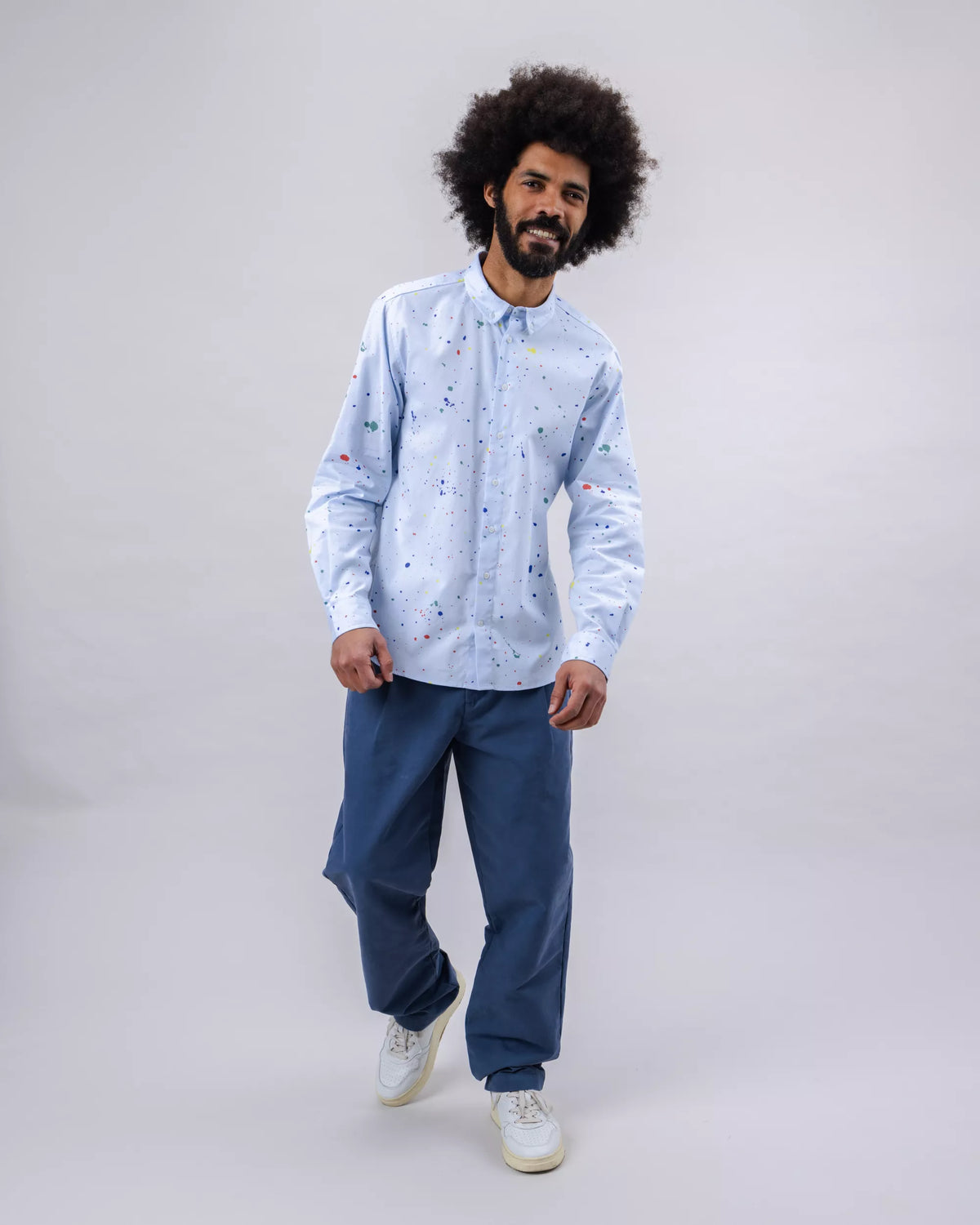 Splash Paint Oxford Shirt