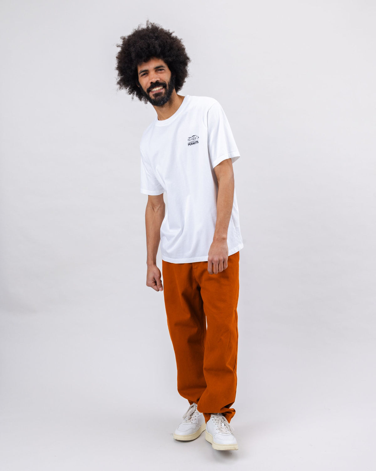 Peanuts Everybody's in a Hurry T-shirt White