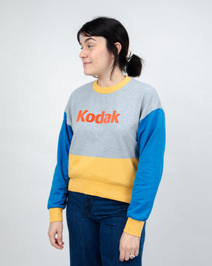 Kodak Block Rounded Sweatshirt Multicolor 