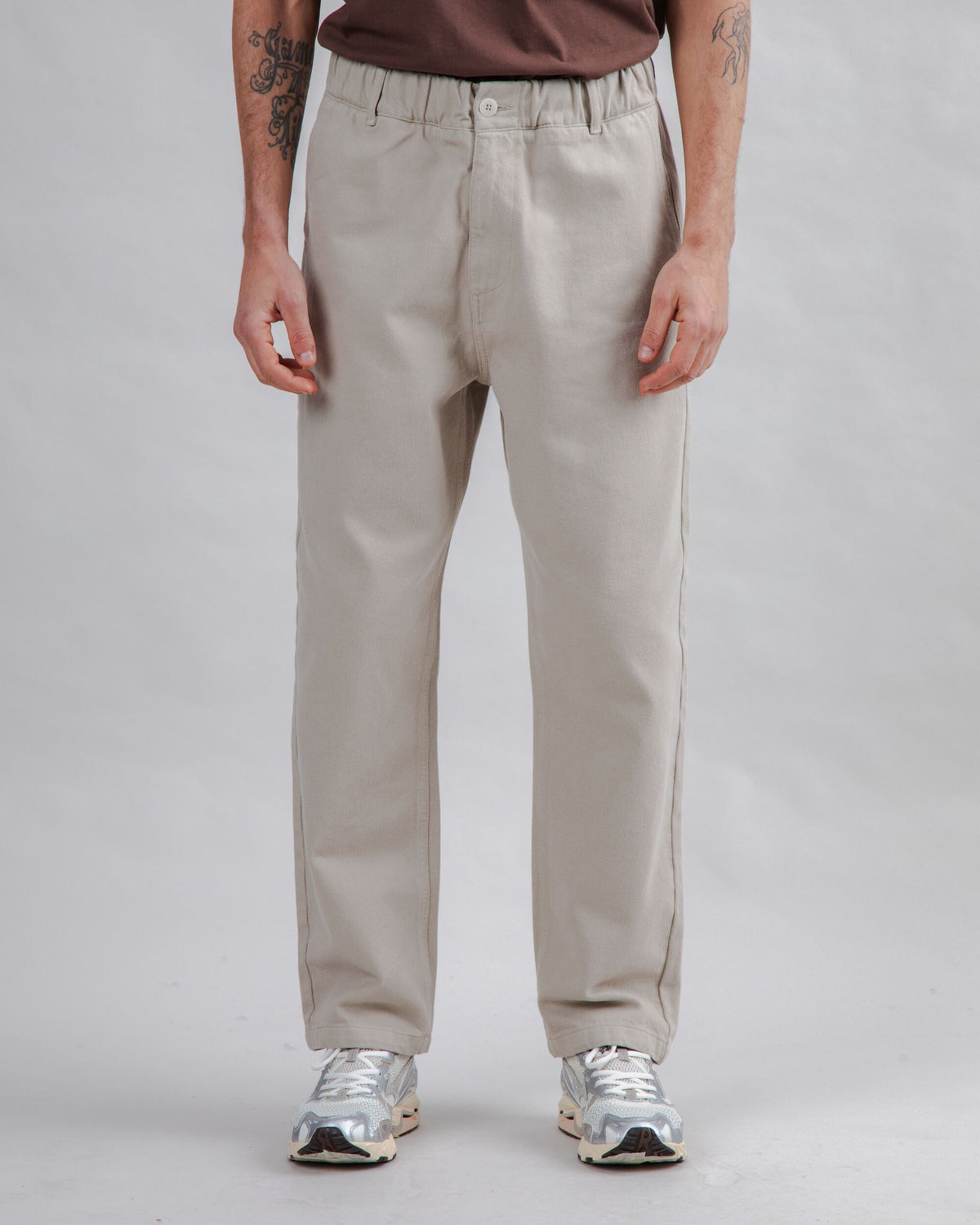 Loose Relaxed Pants Beige