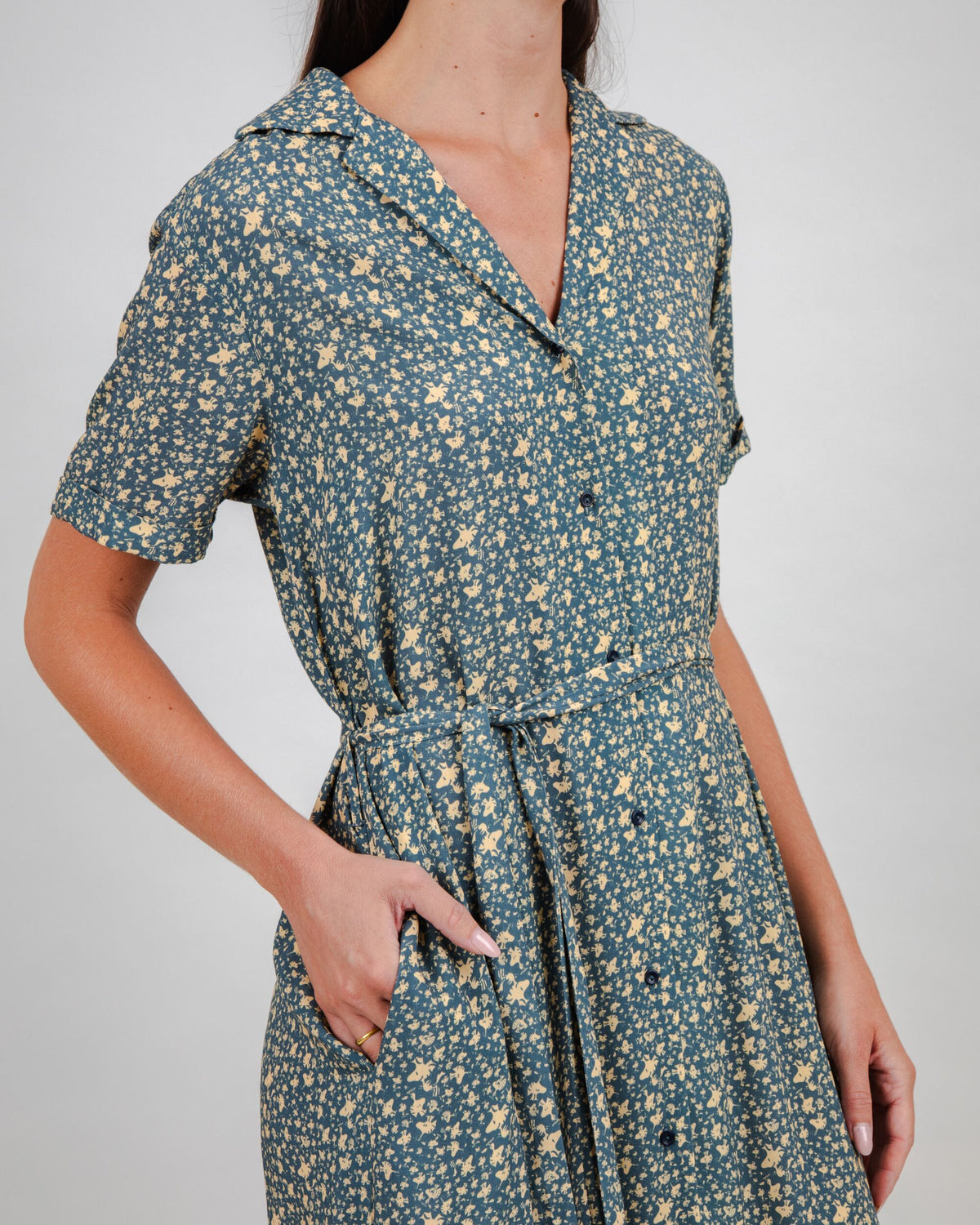 Peanuts Woodstock Long Dress Navy