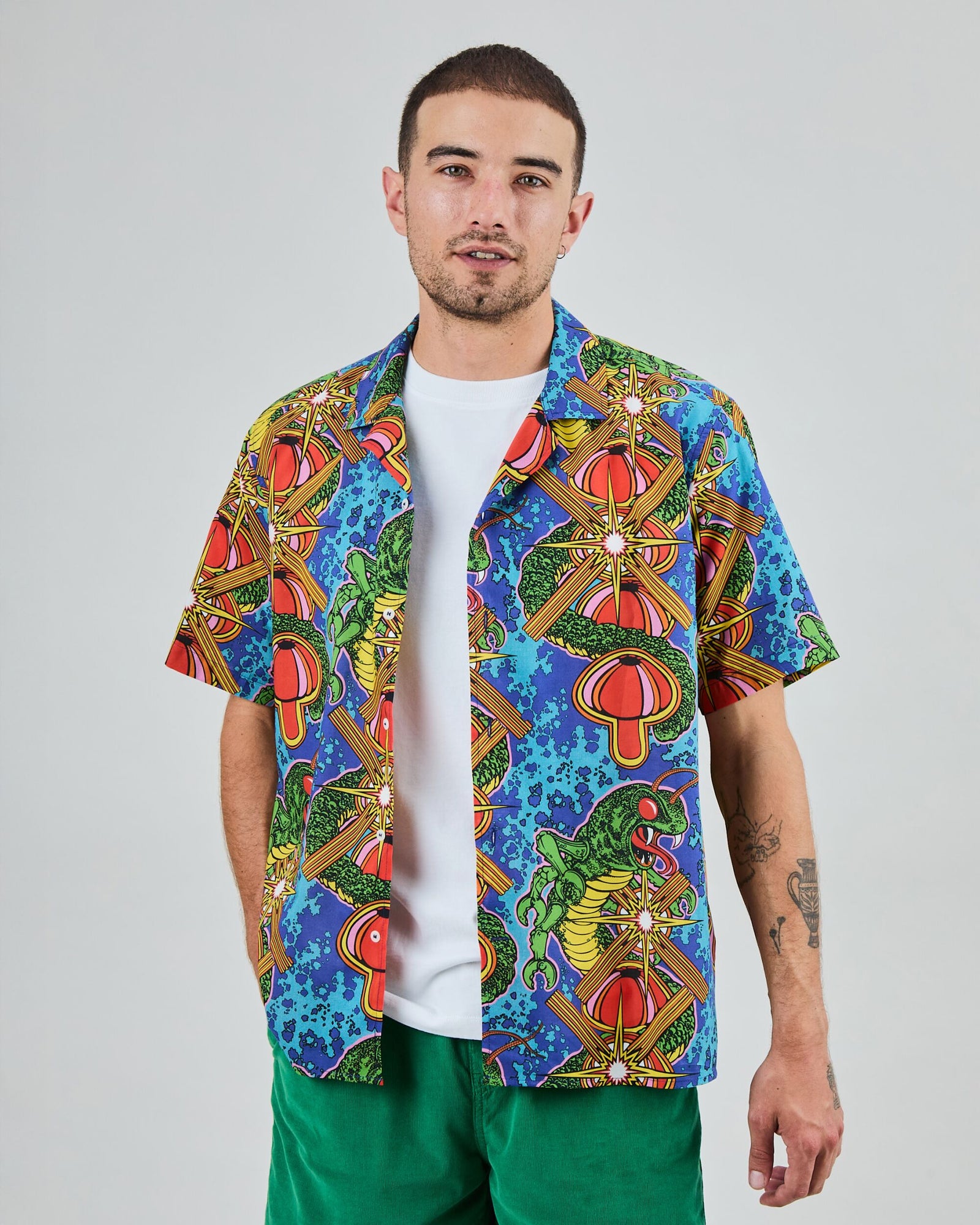 Atari Centipede Aloha Shirt