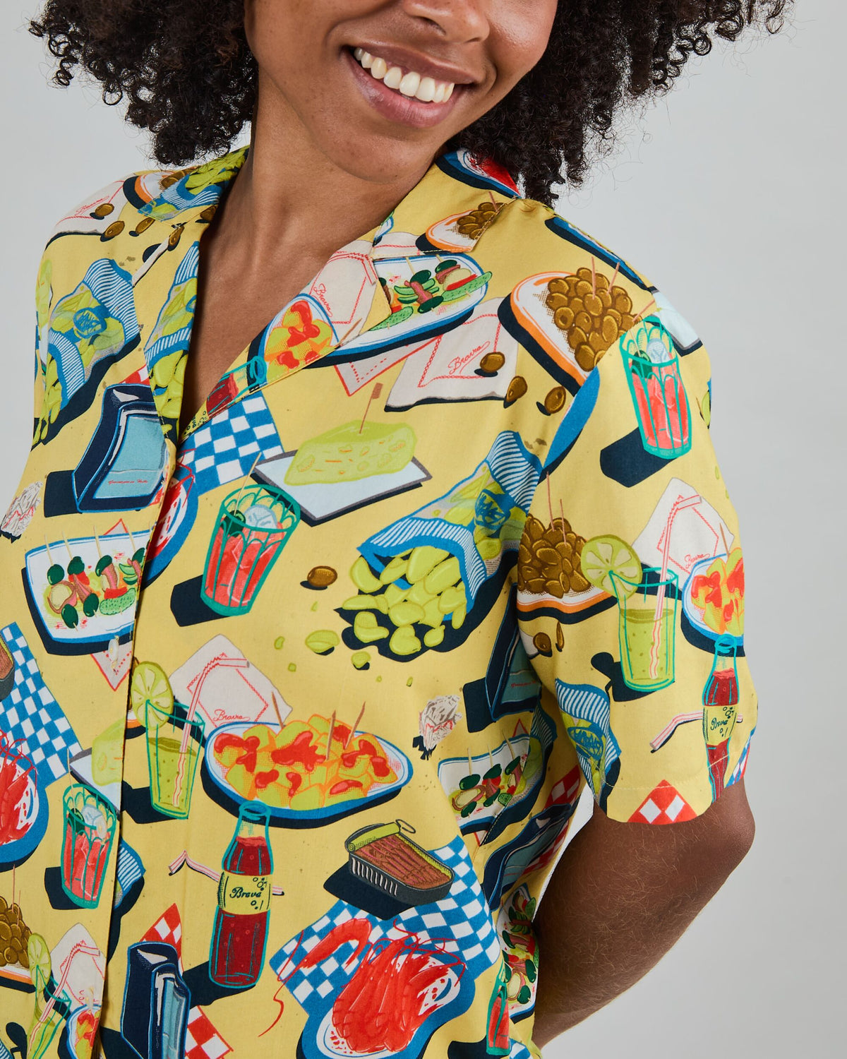 Chiringuito Aloha Blouse Yellow