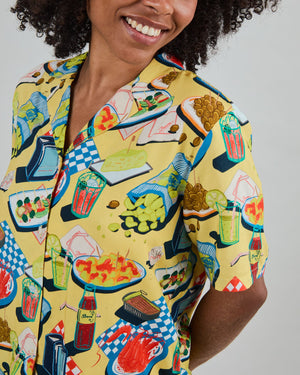 Chiringuito Aloha Blouse Yellow