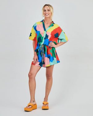 Maxi Flower Bali Loose Shorts