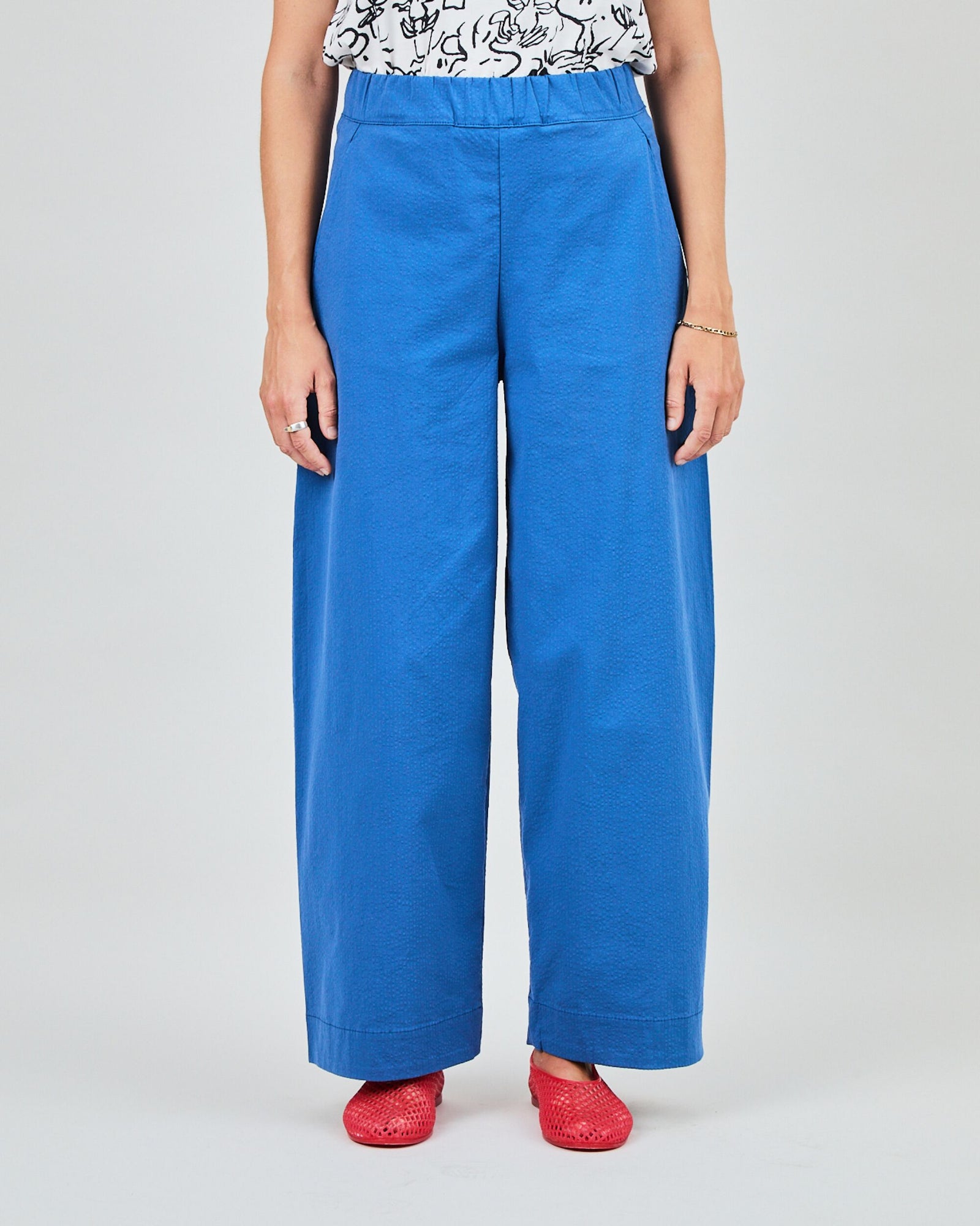 Picnic Oversize Pants Blue