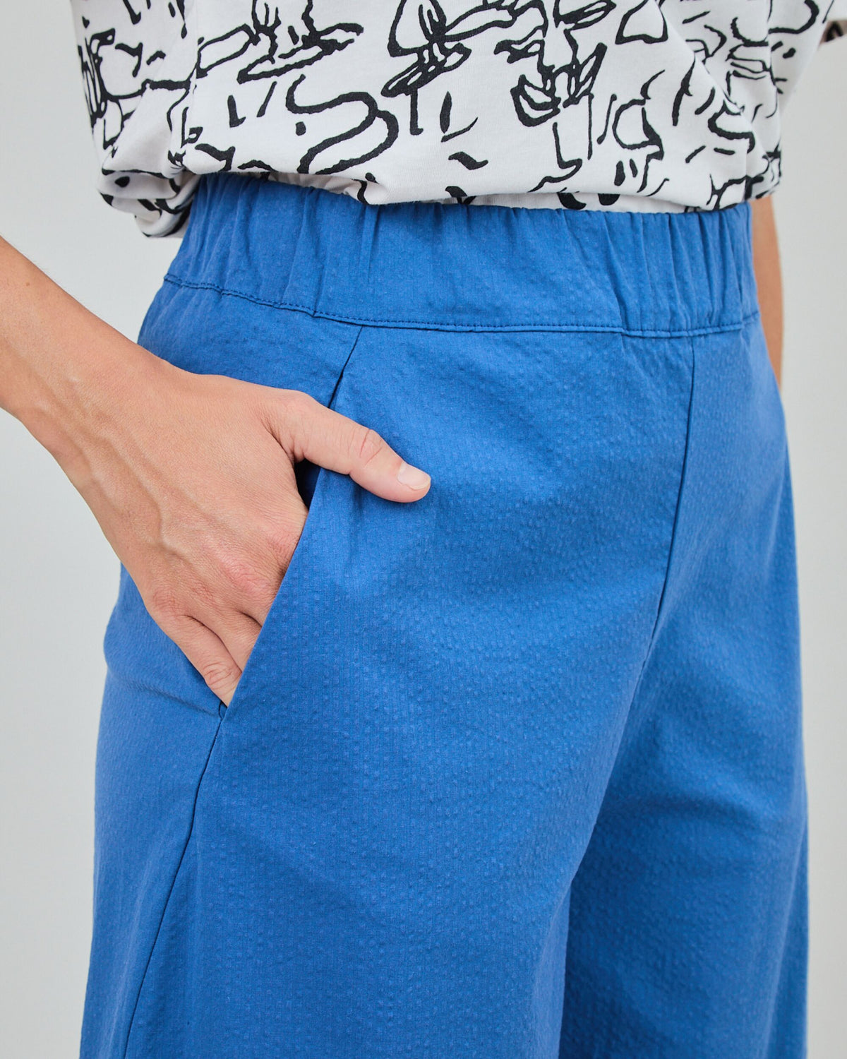 Picnic Oversize Pants Blue