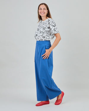 Picnic Oversize Pants Blue