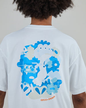 Geco Friends Oversize T-Shirt White