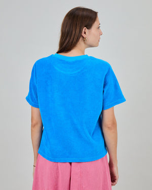 Terry oversize Tee Blue