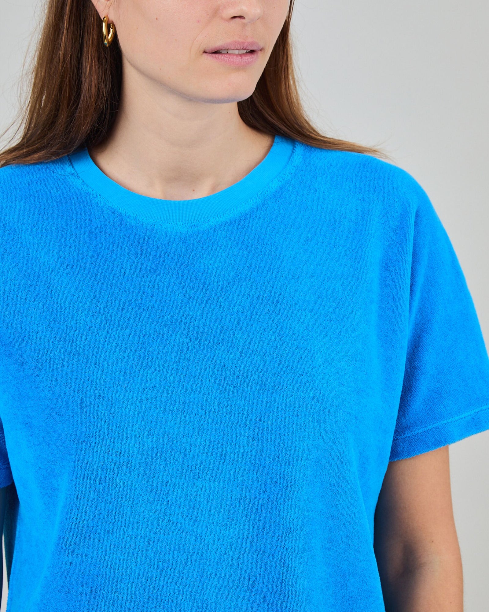 Terry oversize Tee Blue