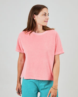 Terry oversize Tee Peach