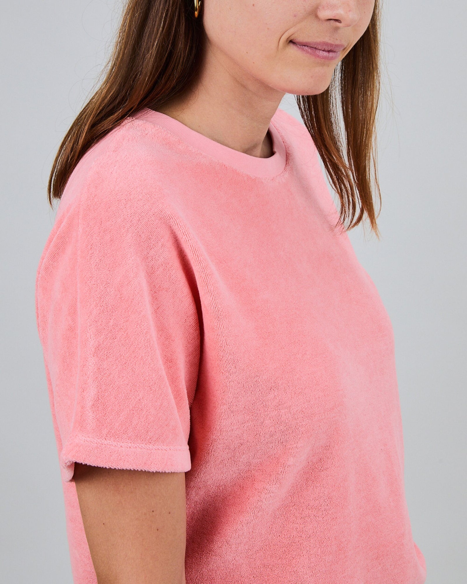Terry oversize Tee Peach